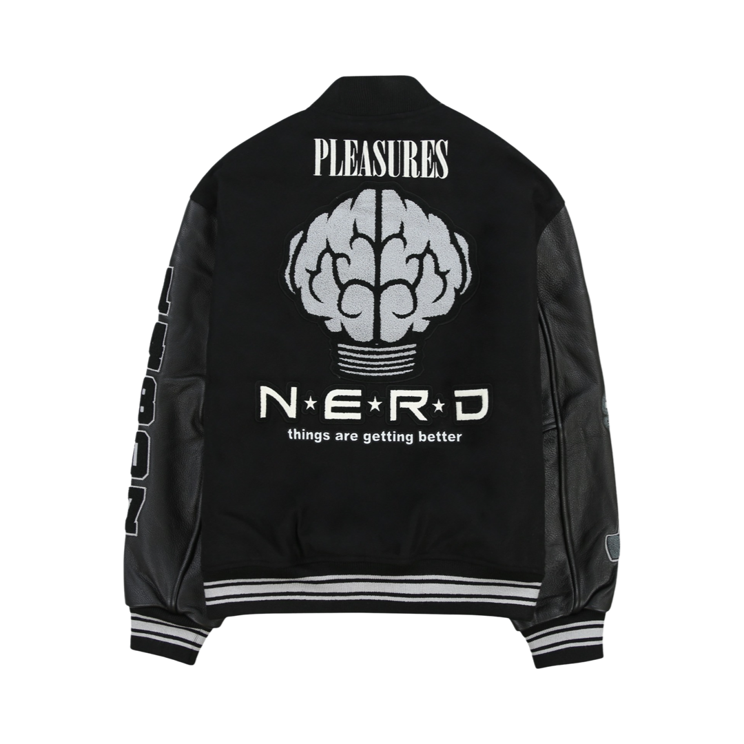 NERD Varsity Jacket - Black
