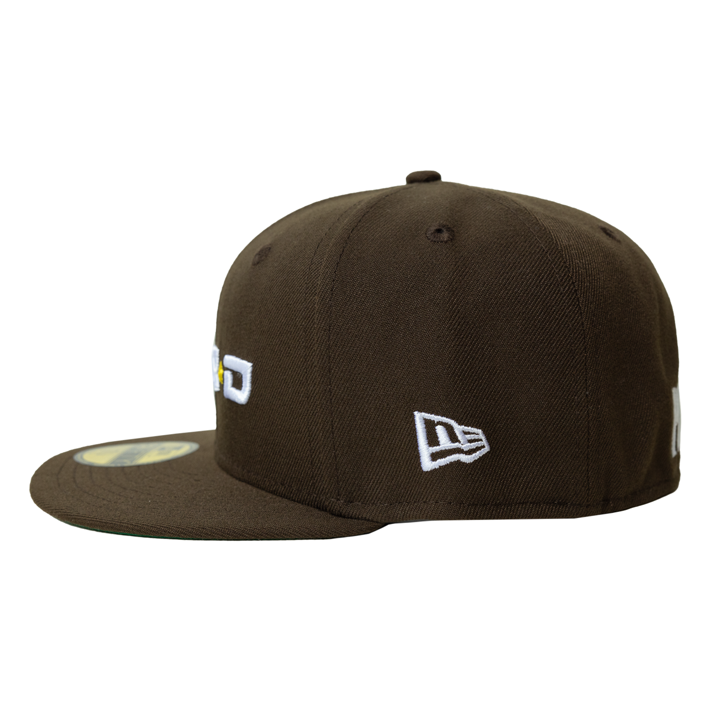 N•E•R•D x PLEASURES  NEW ERA FITTED HAT - CHOCOLATE