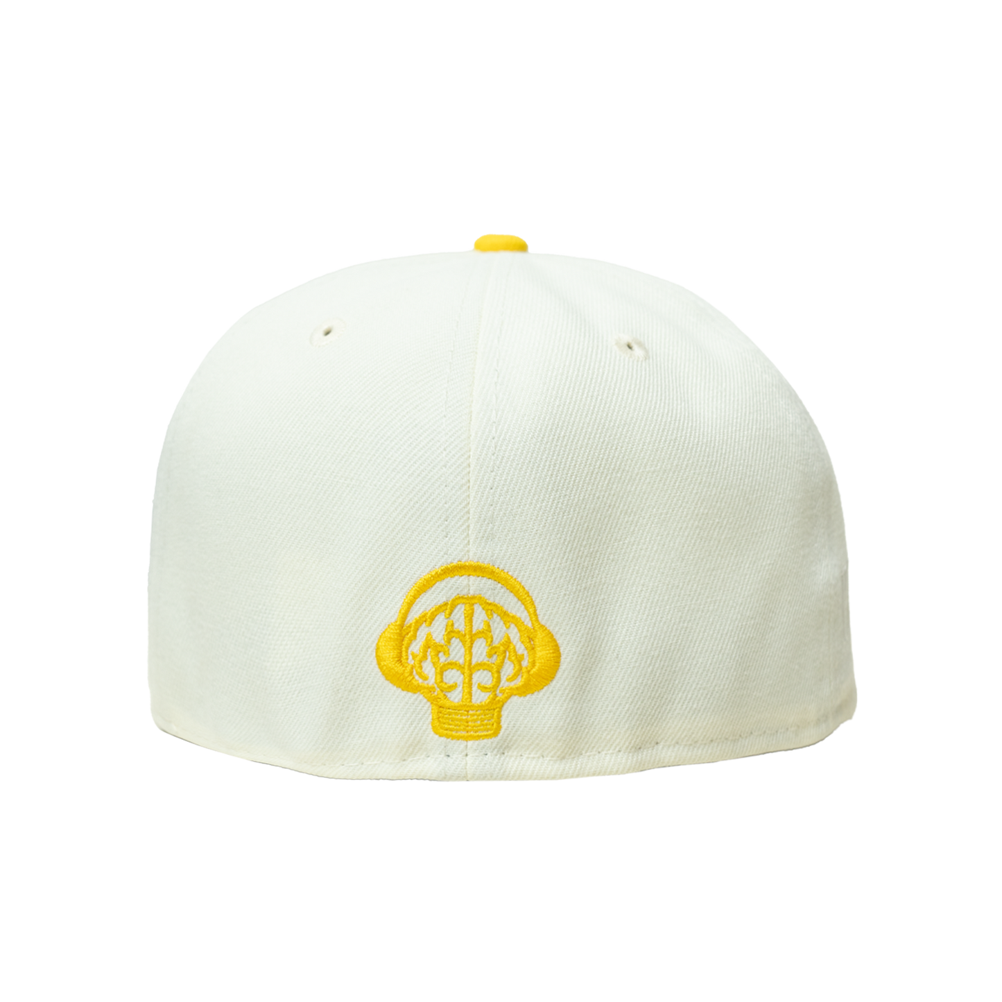 N•E•R•D x PLEASURES  NEW ERA FITTED HAT - CREAM/YELLOW